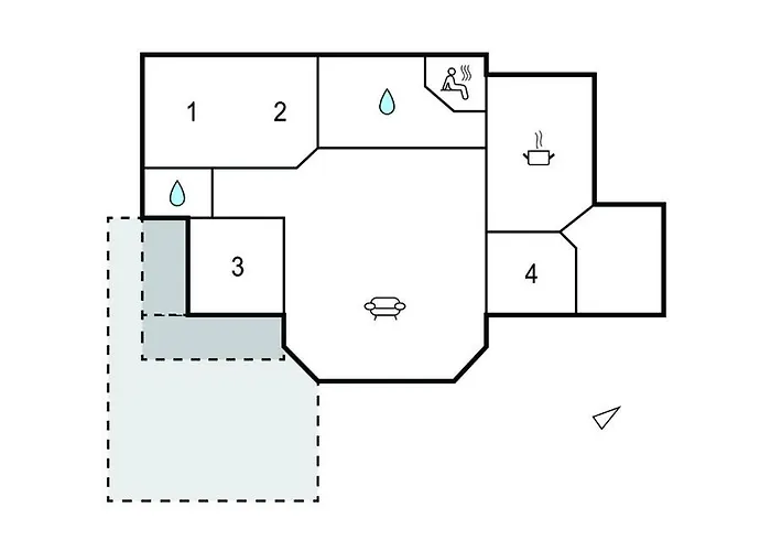 2 Bedroom In Juelsminde Дом отдыха *
